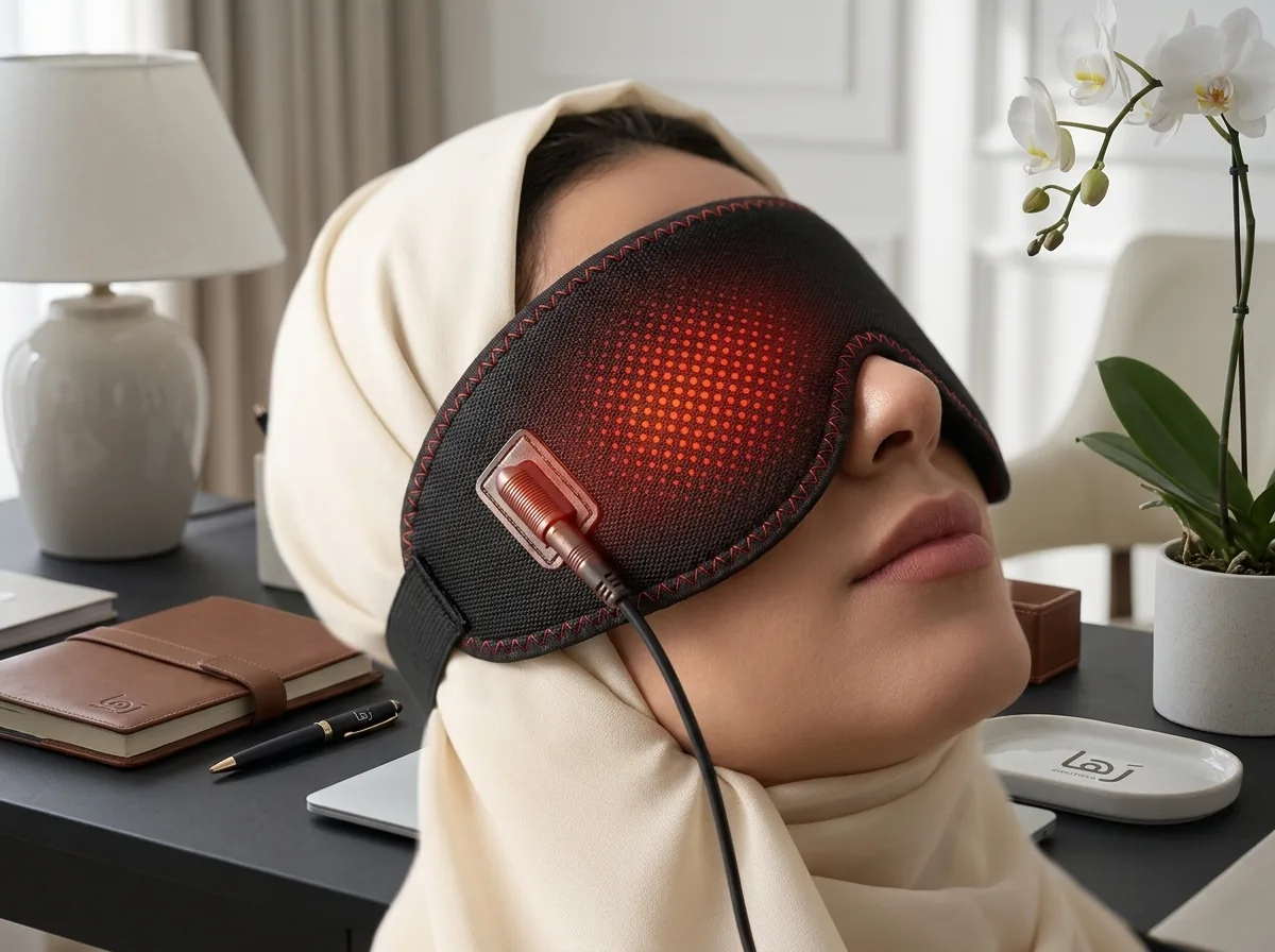 قناع عين ساخن للعيون الجافة مع 3 مستويات حرارية